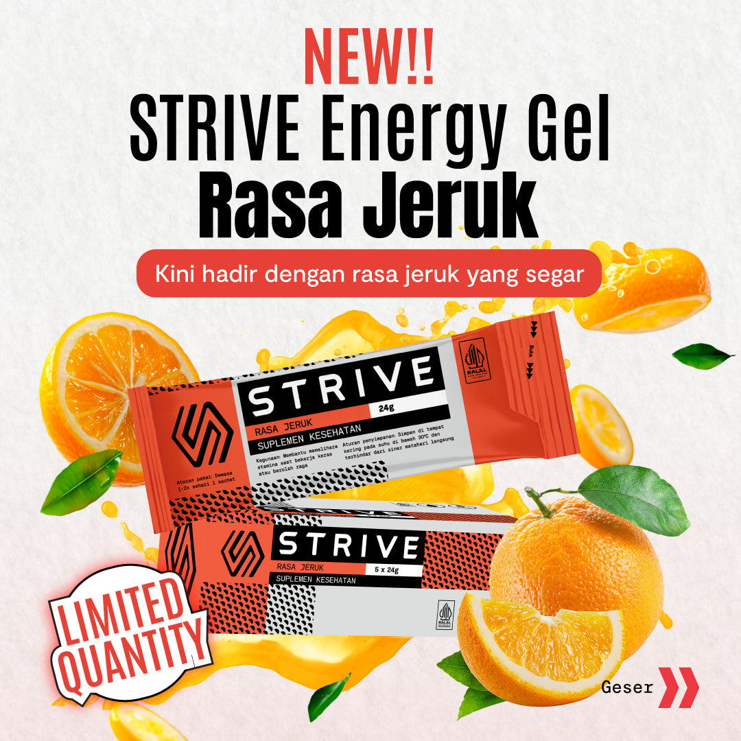 STRIVE ENERGY GEL 1 BOX ISI 5 PCS