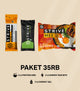 Paket 35rb (1 pcs Strive Mee, 1 pcs energy bar 20g, 1 pcs energy gel)