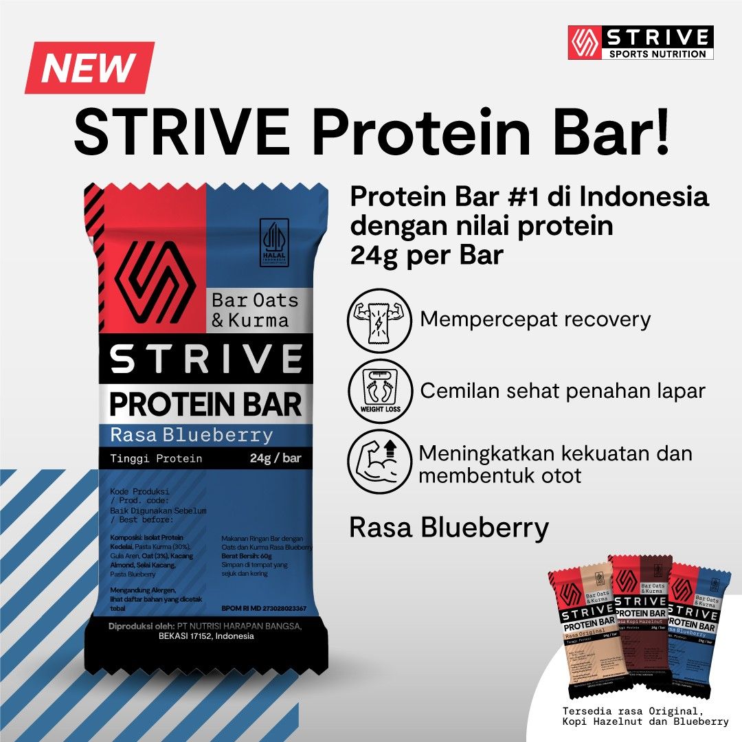 Strive Protein Bar - 1 pc (24g Protein/ bar)