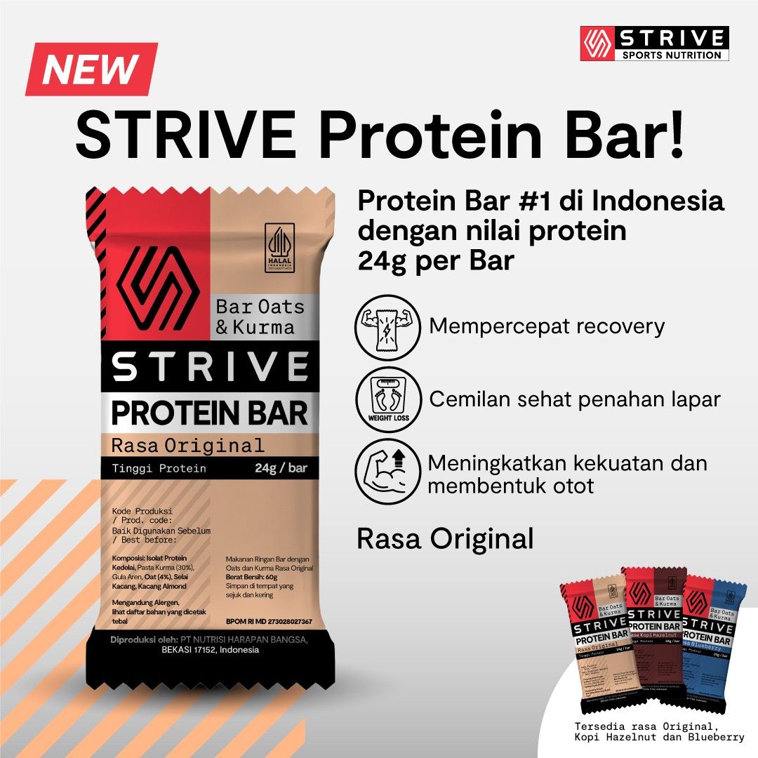 Strive Protein Bar - 1 pc (24g Protein/ bar)