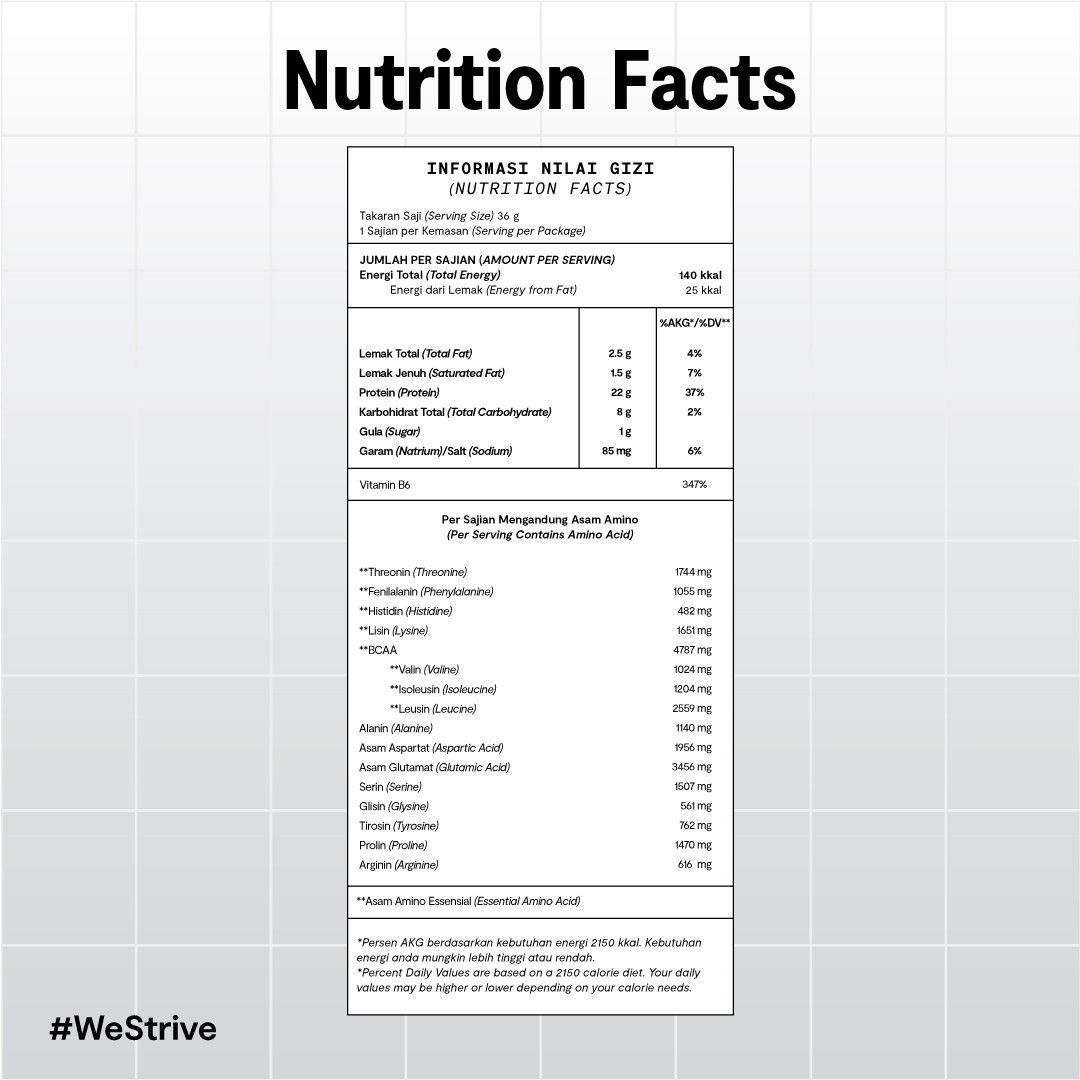 STRIVE Whey Protein - 1pc (35g)