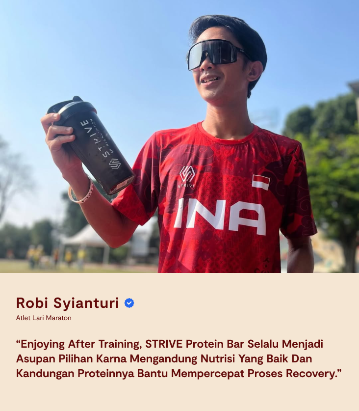 STRIVE Mini Protein Bar – Camilan Pasca Olahraga