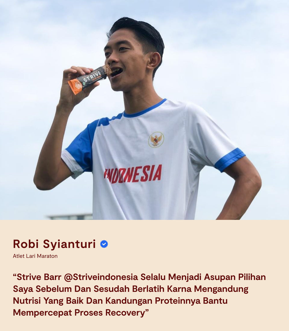 STRIVE Energy Bar Fullbar - Vegan No Added Sugar – striveindonesia