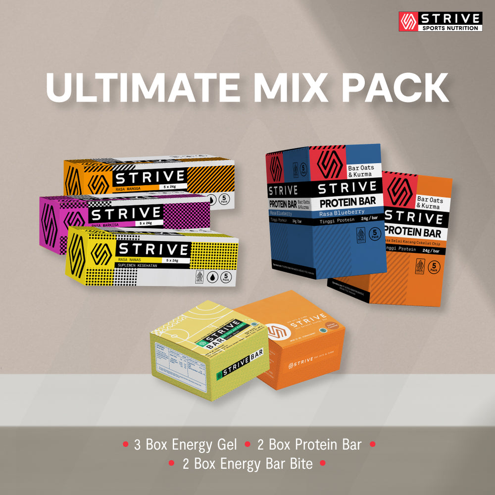 STRIVE Ultimate Mix Pack (Gel + Protein Bar + Bites)