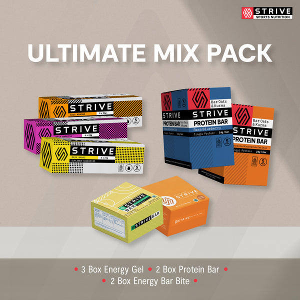 STRIVE Ultimate Mix Pack (Gel + Protein Bar + Bites)