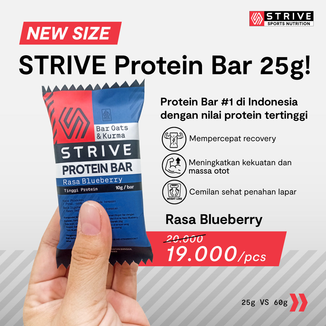 STRIVE Protein Bar Mini Size (25gr) 1 pcs