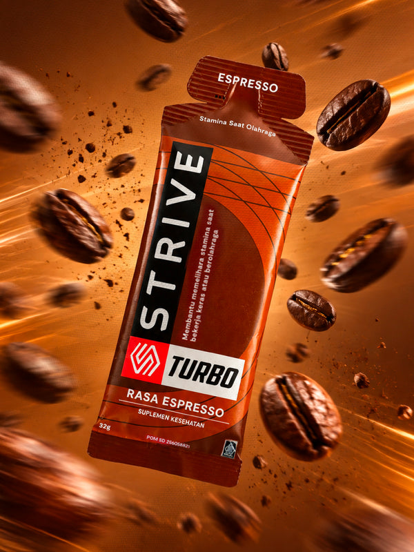 STRIVE Energy Gel TURBO Box 5s – Energy Booster Olahraga