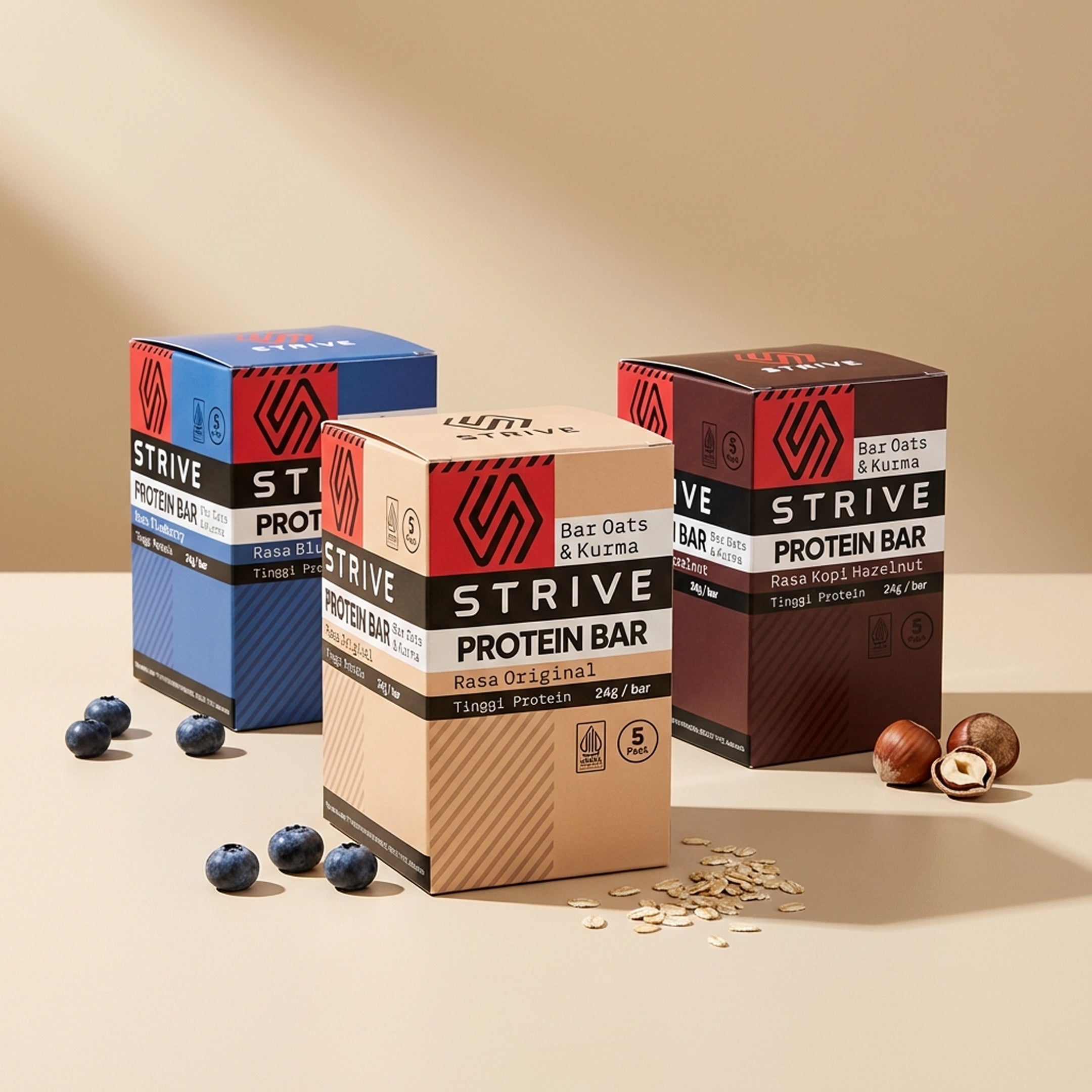 STRIVE Protein Bar – Bundle 3 Box – striveindonesia