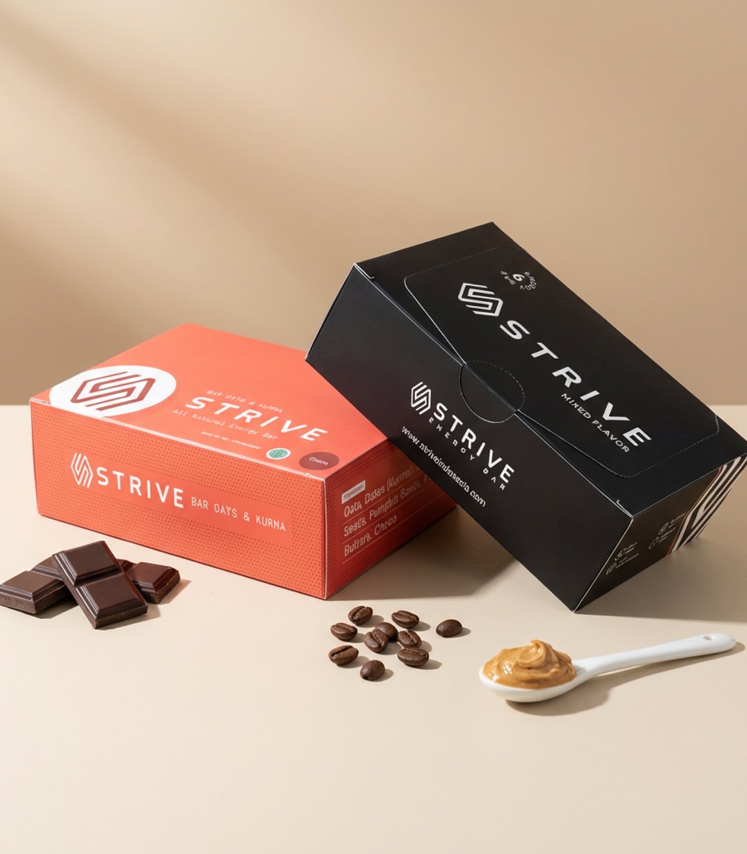 STRIVE Energy Bar Fullbar - Vegan No Added Sugar – striveindonesia