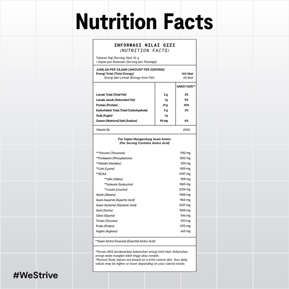 STRIVE Whey Protein - 1 buah (35g)