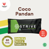 STRIVE ENERGY BAR - UKURAN KECIL 1 Kotak Isi 5pcs @20gr 