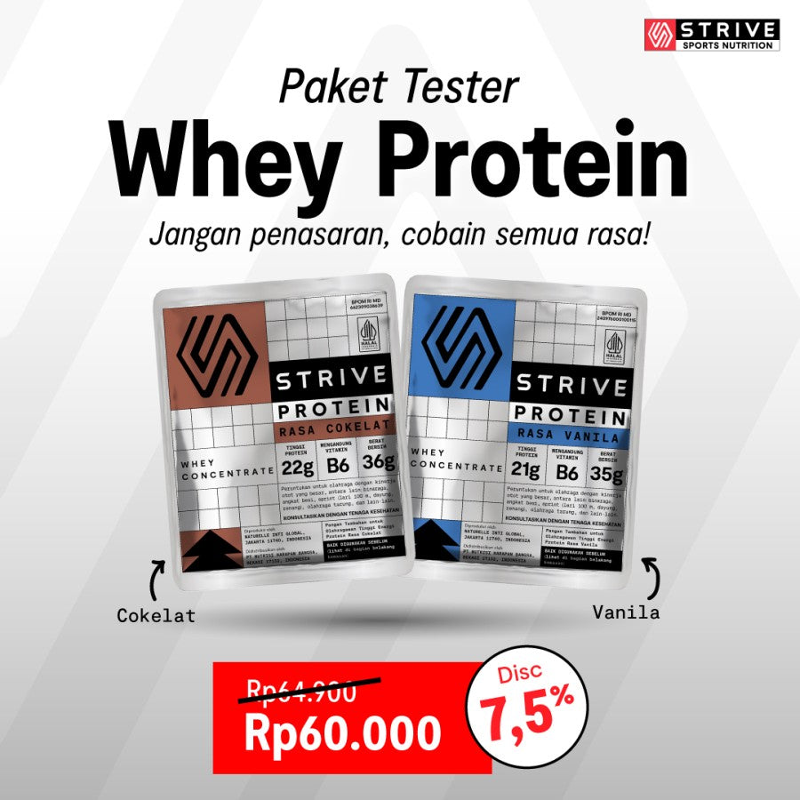 STRIVE - PAKET TESTER! COBAIN SEMUA RASA!!