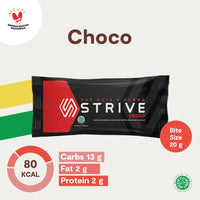 STRIVE ENERGY BAR - UKURAN KECIL 1 Kotak Isi 5pcs @20gr 