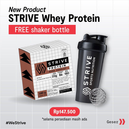 STRIVE Whey Protein - 1 Box (isi 5 Sachet)