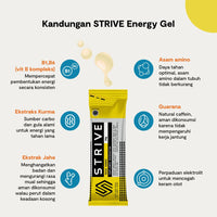 STRIVE ENERGY GEL 1 BOX ISI 5 PCS